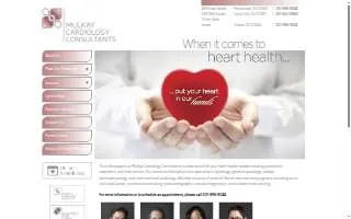 Mulkay Cardiology Consultants - Holy Name Physicians website