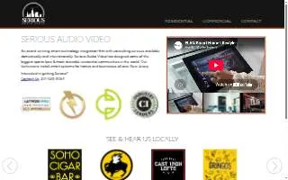 Serious Audio Video website