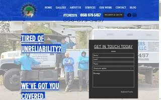 Union Brothers Tree Service website