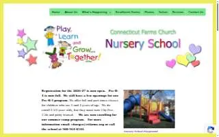 Connecticut Farms Nursery School website
