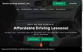 Excell Driving School Corporation of Union website
