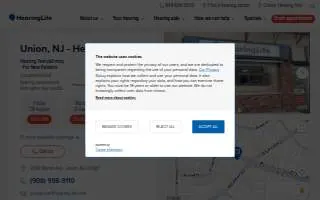 HearingLife of Union NJ website