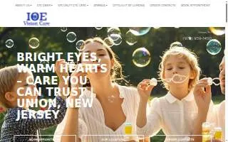 Ioe Vision Care website