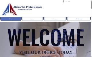 Alicea Tax Professionals website