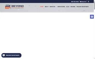 Beyond Painting Inc website