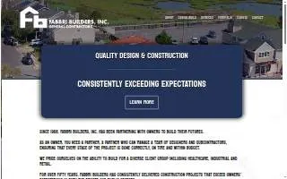 Fabbri Builders Inc website