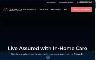 Griswold Home Care for Cumberland County website