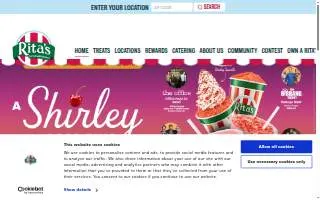 Rita's Italian Ice & Frozen Custard of Austintown website