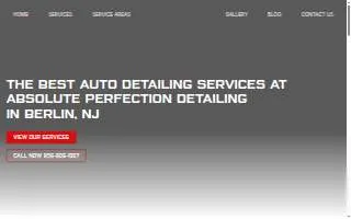 Absolute Perfection Detailing website
