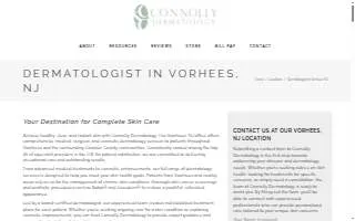 Connolly Dermatology of Voorhees website