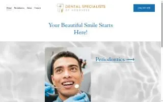 Dental Specialists of Voorhees website