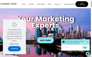 Engage Media website