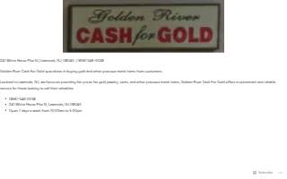 Golden River Cash For Gold