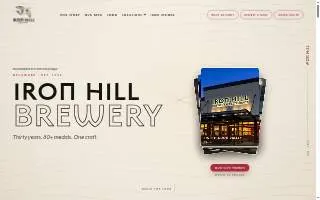 Iron Hill Brewery and Restaurant of Voorhees website