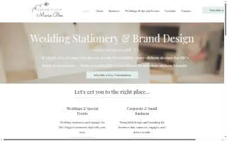 Marie Bee Design Studio of Voorhees website