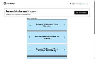 Branch to Branch Tree Service of Waldwick website