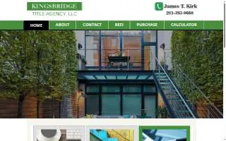 Kingsbridge Title Agency LLC of Waldwick website