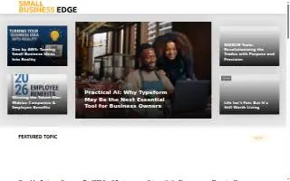 Small Business Edge website