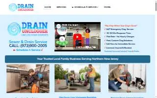 Drain Unclogger website