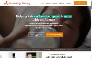 Brave Wings Therapy of Wayne website