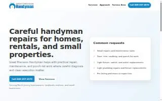 Great Precision Handyman of Wayne website