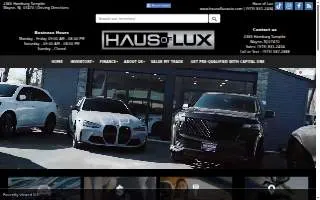 Haus of Lux website