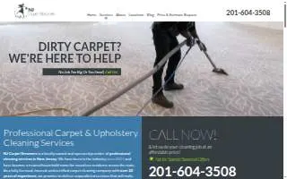NJ Carpet Steamers of Wayne website