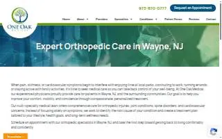 One Oak Medical of Wayne website