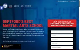 Brnich Karate Academy website