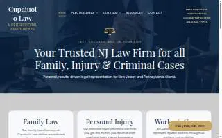 Cupaiuolo Law, PA website