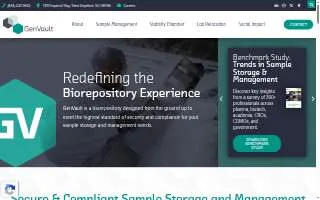 GenVault website