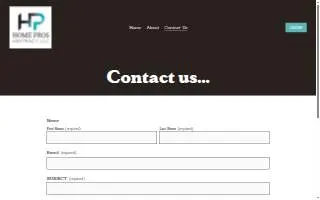 Home Pros Abstract, LLC website