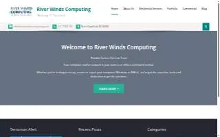 River Winds Computing website