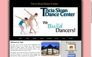 Tricia Sloan Dance Center website