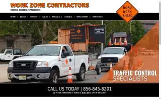 Work Zone Contractors website