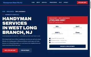 Handyman Near Me of West Long Branch website