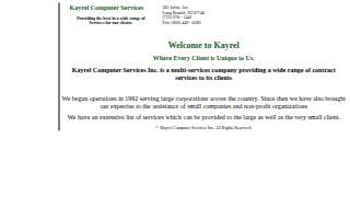 Kayrel Computer Services Inc