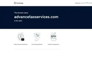 Advantage Tax Services of West Milford website