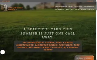 Cox’s Landscaping & Design LLC website