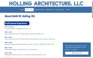 Holling Architecture LLC website