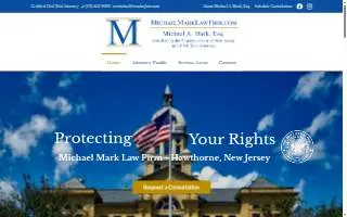 Michael A. Mark Law Firm, LLC of West Milford website