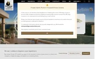 Prestige Pool Service & Construction of West Milford website