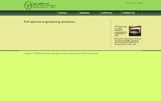 TJD Engineering Associates Inc website