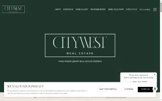 CityWest Real Estate website