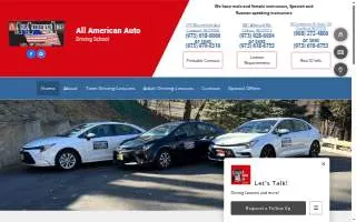 All American Auto Driving School of West Orange website