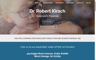 Dr. Robert Kirsch, O.D. website