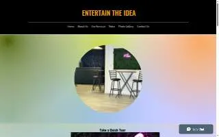 ENTERTAIN The Idea of West Orange website