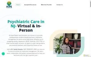 Hope Health Care Solutions website