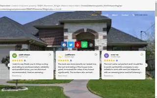 Tritop Roofing and Siding website