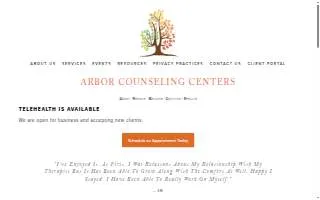 Arbor Counseling Centers website